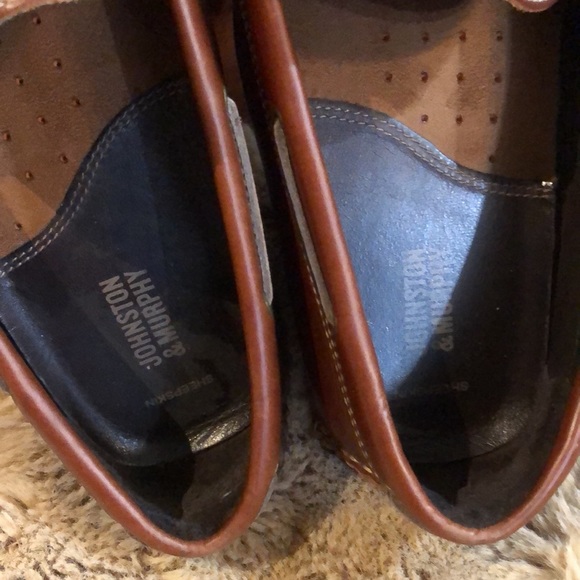 JOHNSTON & MURPHY GIBSON PENNY TAN size 11.5 - Picture 10 of 12